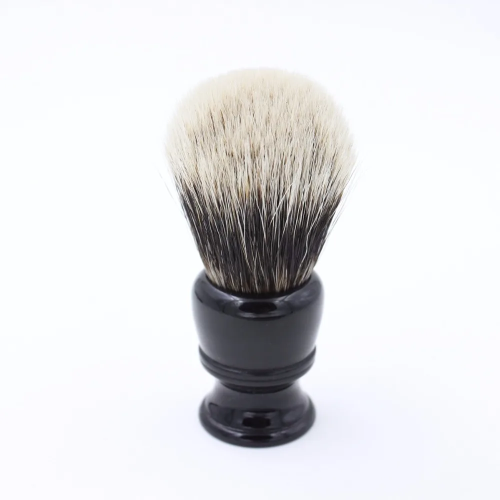 VIGSHAVING черный каучуковая рукоятка лучший Барсучий ворс щетка для бритья|shaving