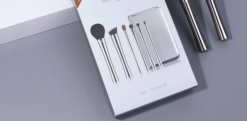 xiaomi DUcare Изысканная Высококачественная Кисть для макияжа 6 комплектов из искусственного волокна PU мягкая Кисть для макияжа 45 от xiaomi youpin