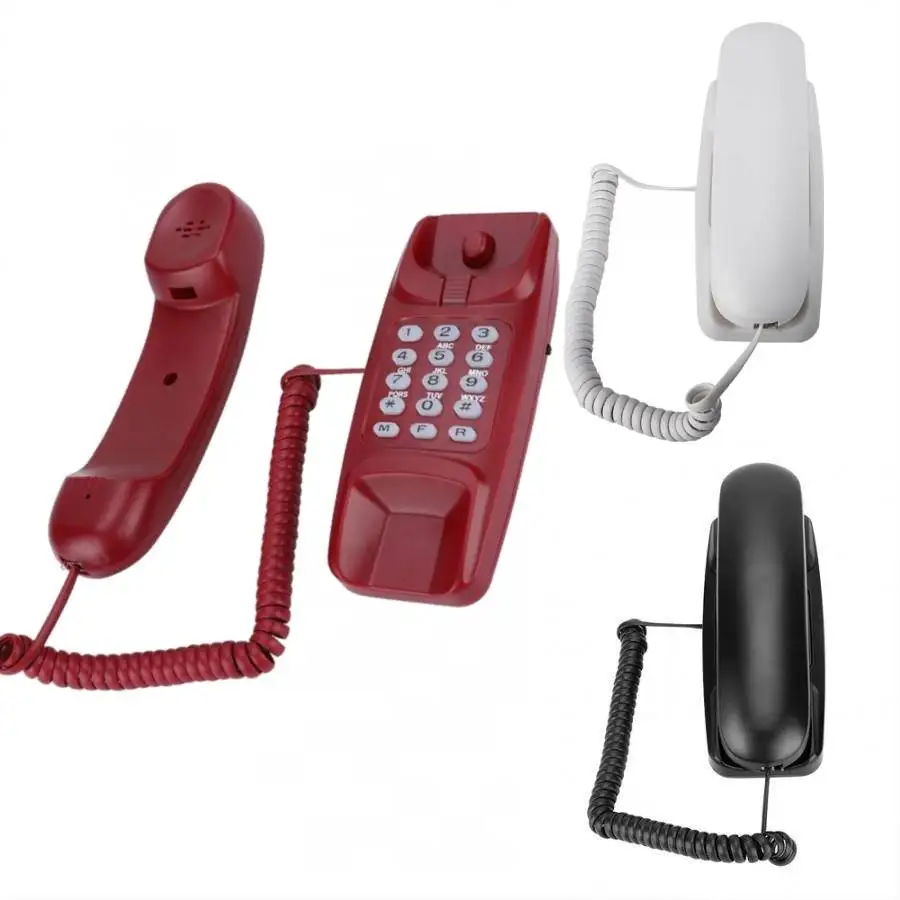 

Wall Mount Landline Telephone Extension No Caller ID Home Phone For Hotel Family telefon sem fio telefono inalambrico de casa