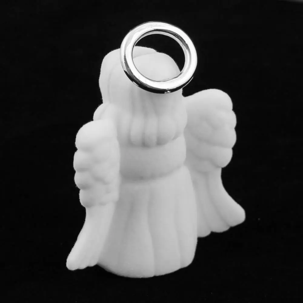 

Rings Necklace Display Box Jewelry Container Angel Pattern Mini Storage Case