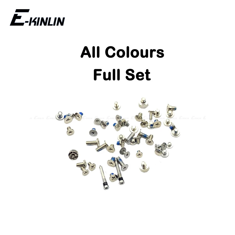 

Complete Full Screws Screw Set For iPhone X XR XS Max With Plug Bottom Dock Replacement Parts