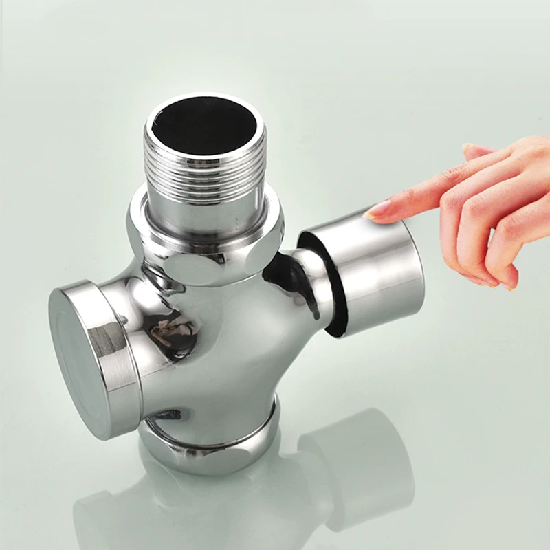 Кнопочный клапан из цинкового сплава 0 8 1 2 МПа для ванной туалета ручного