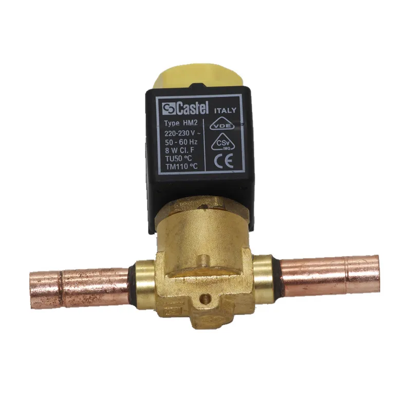 Castel welding Type 1068/3 air conditioning freezer solenoid valve 1068/3A6 Inner diameter of welded pipe is 10mm | Обустройство дома