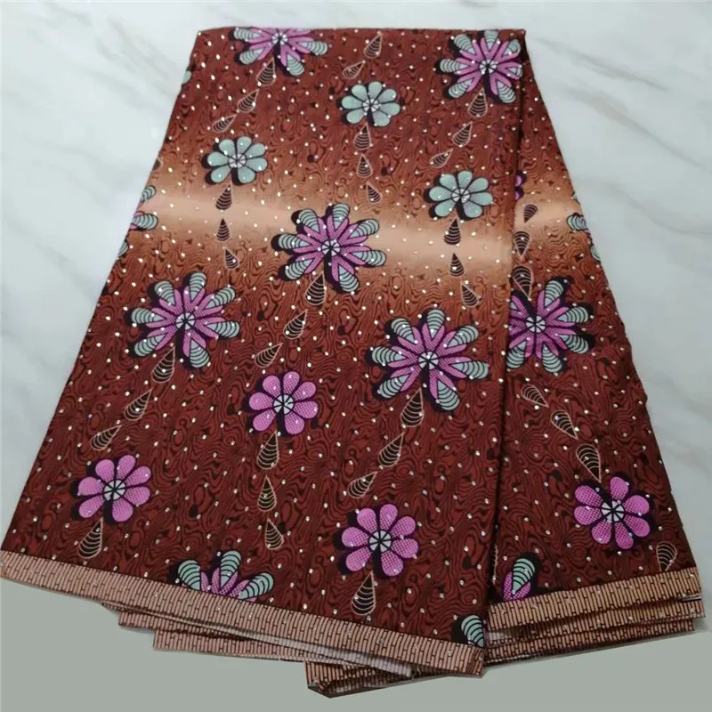 Африканская ткань с принтом Java 100% хлопок 6 ярдов P-3935 хит продаж 2019 | Дом и сад