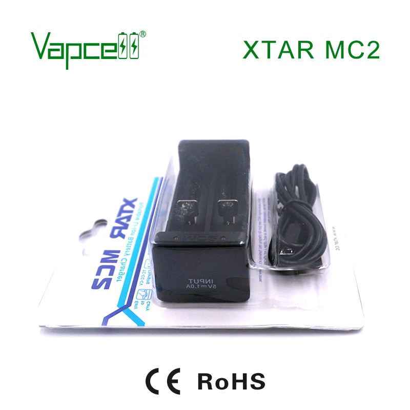 Vapcell заряд батареи XTAR MC2