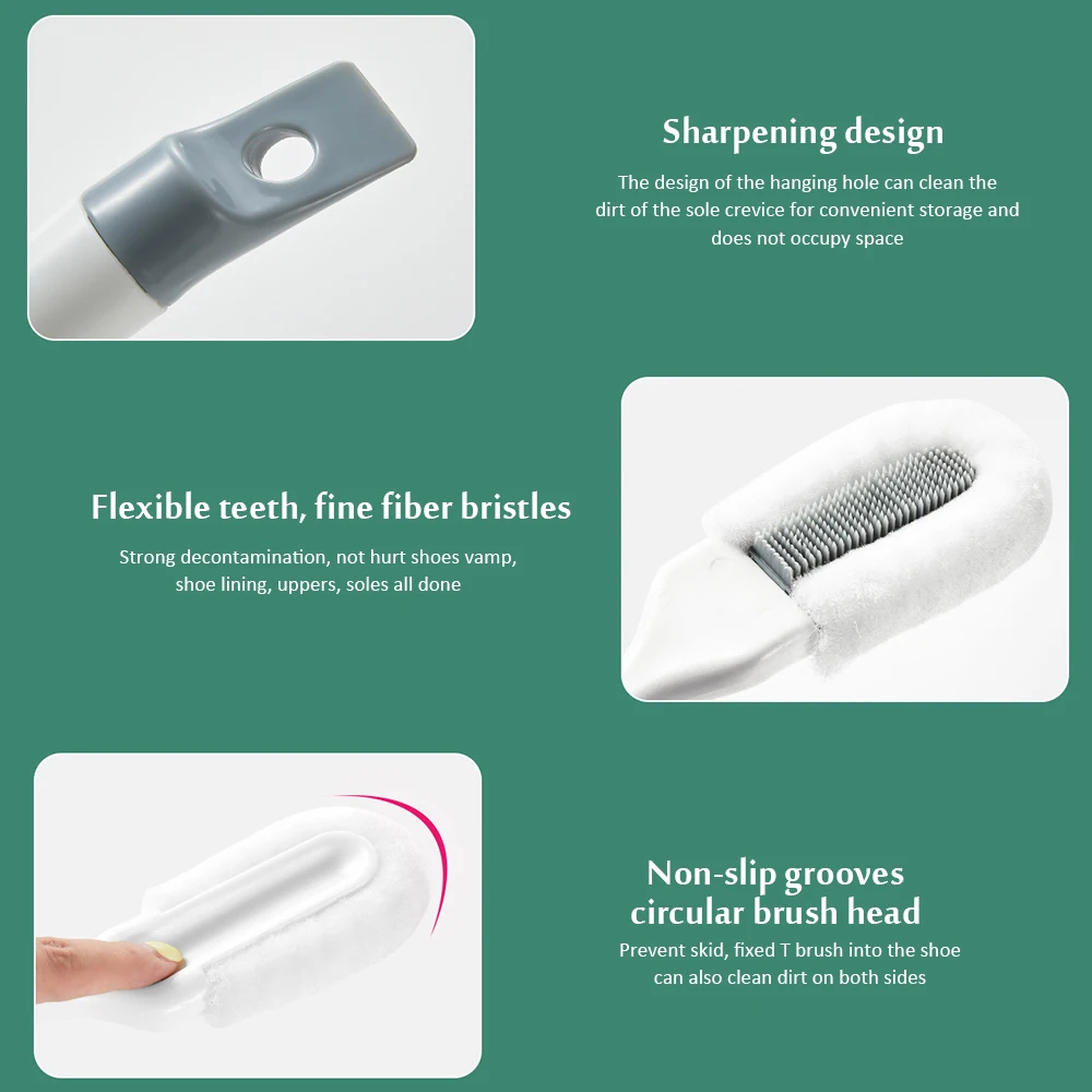 Чистящая Щетка для дома с длинной ручкой щетка обуви заботятся об больше уход за