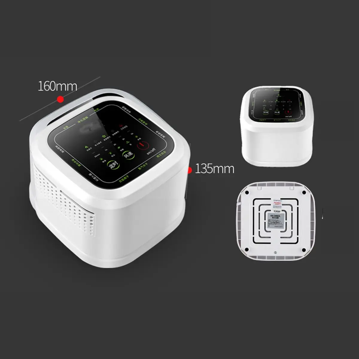 

Household Desktop Purifiers Mini Air Purifier Formaldehyde Ozone Ionizer Generator Intelligent Air Cleaner AC100-240V