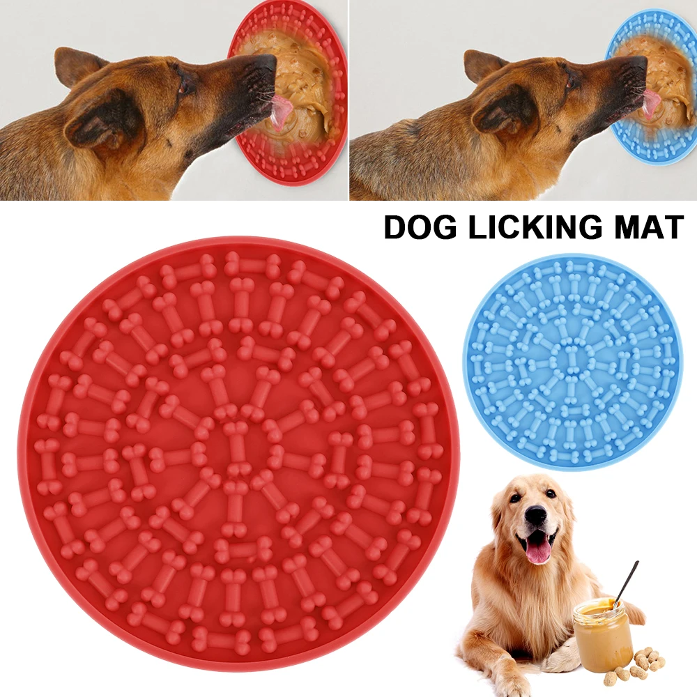 

Bathing Pet Lick Mat Multifunction Suction Cup Wall Mounted Dog Lick Pad Cat Lick Distract Mat Training Novelty Food Silicone