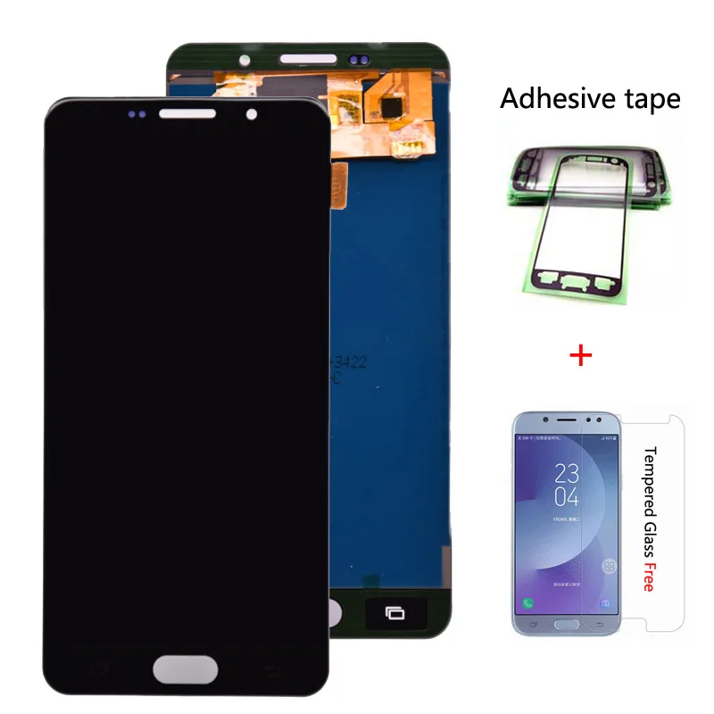 ЖК-дисплей для SAMSUNG GALAXY A7 2016 A710 сменный сенсорный экран с дигитайзером в сборе LCD 5