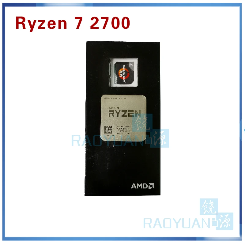 Процессор AMD Ryzen 7 2700 R7 2700 3,2 ГГц, Восьмиядерный процессор 16 м 65 Вт с охлаждающим вентилятором