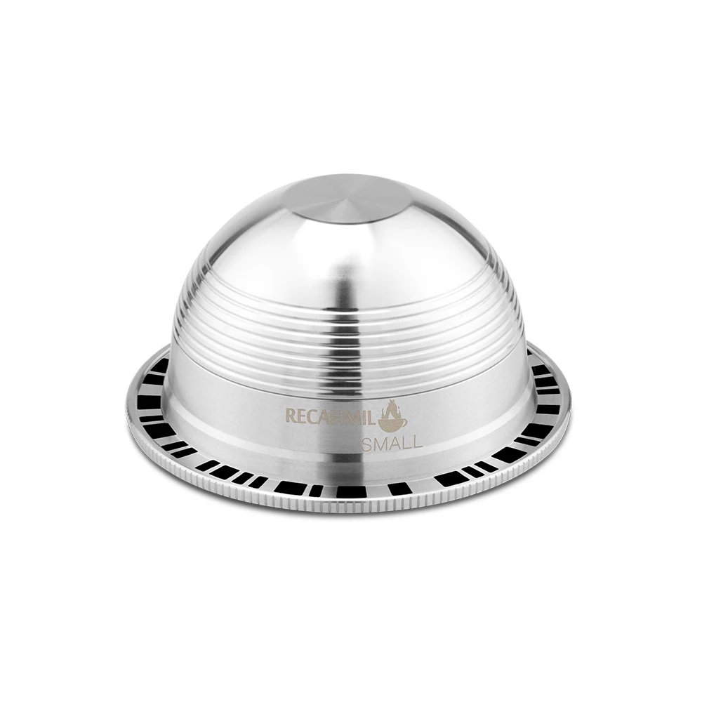 ICafilas, стальной многоразовый(G1) фильтр для кофейных капсул Nespresso Vertuo, эспрессо Vertuoline для VertuoPlusLine