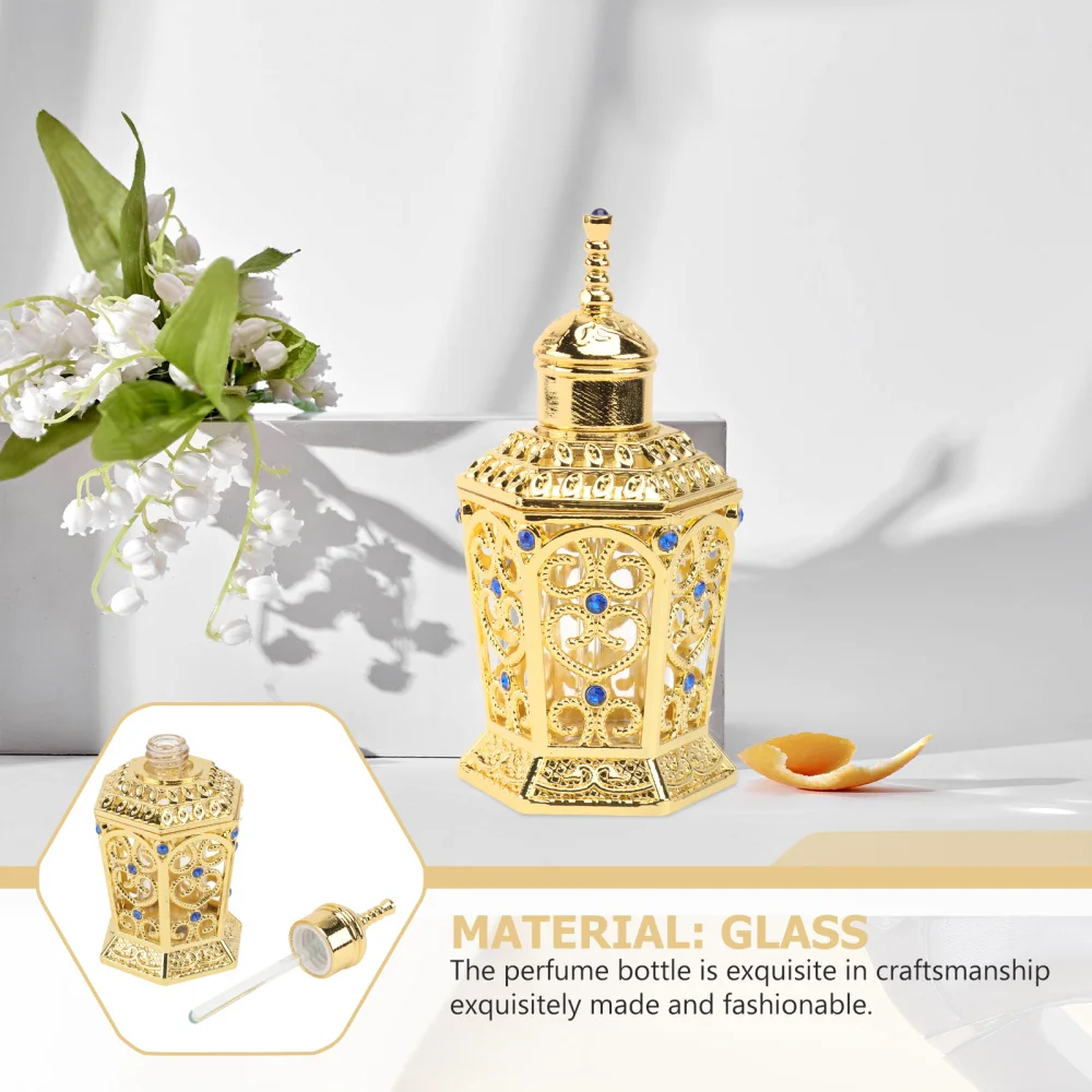 

1Pc Creative Elegant Liquid Dispenser Unique Aromatherapy Bottle Golden