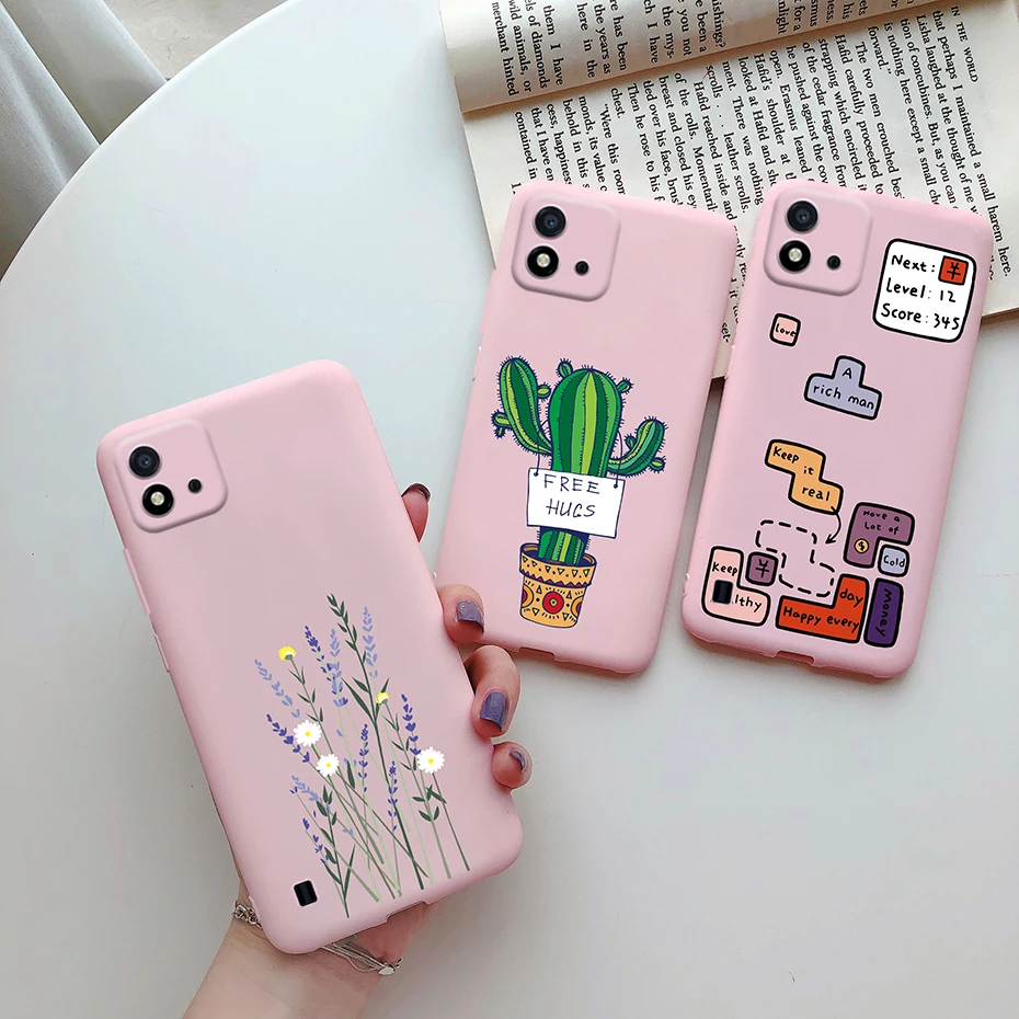 cute cartoon soft shockproof case for realme c20 c11 2021 cases bumper phone back cover for realmec20 c 20 rmx3063 fundas 6 5 free global shipping