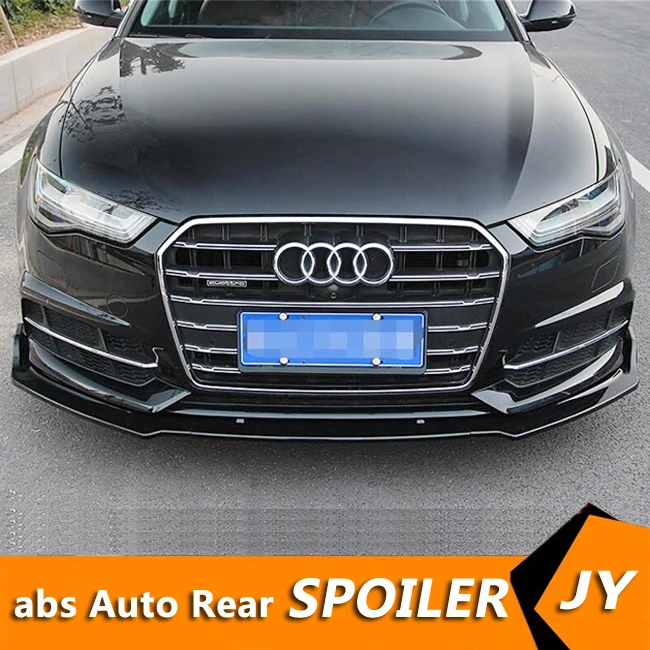 Защитный диффузор для заднего бампера Audi A6 ABS 2017 2019 комплект корпуса бампер