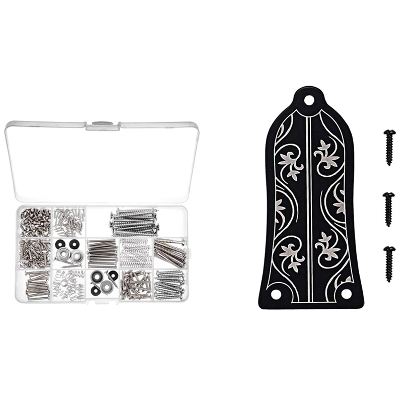 

Electric Guitar Screw Kit (9 Types) And Springs With Guitar Truss Rod Cover GR34 Truss Rod Shape Case