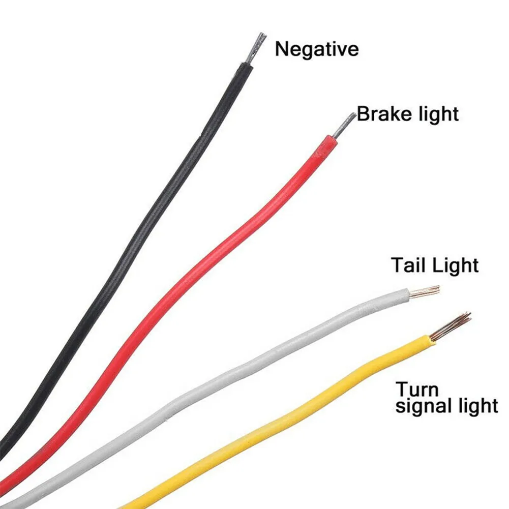 

1pc Car Lights 4lines 12-24V IP67 Auto 30LED Truck Strip Tailgate Light Bar Reverse Brake Tail For Car Turn Signal Lamp Parts