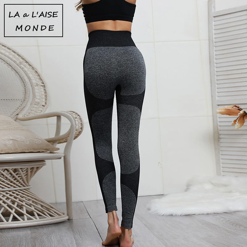 Спортивные Женские легинсы Vital бесшовные для фитнеса йоги с высокой талией