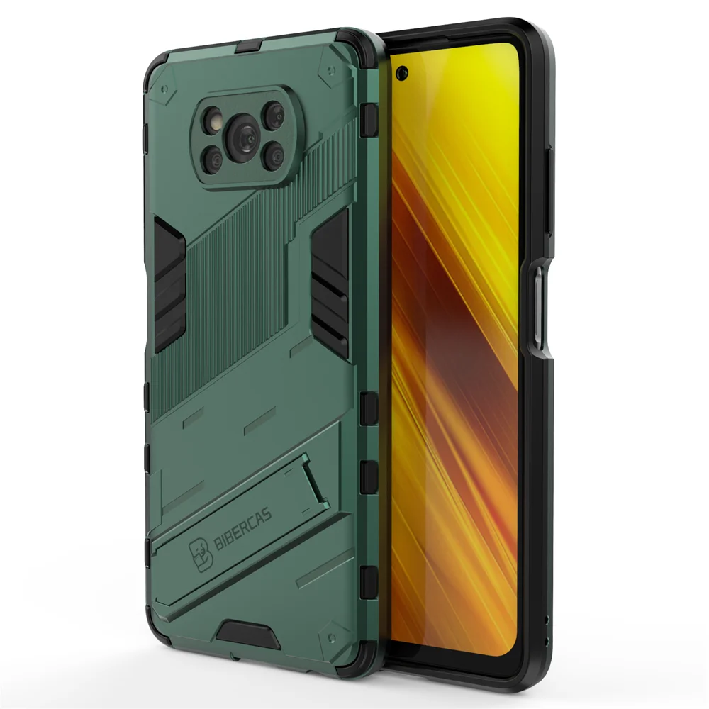 Чехол Funda Poco X3 Pro для телефона POCO противоударный бампер держатель робота