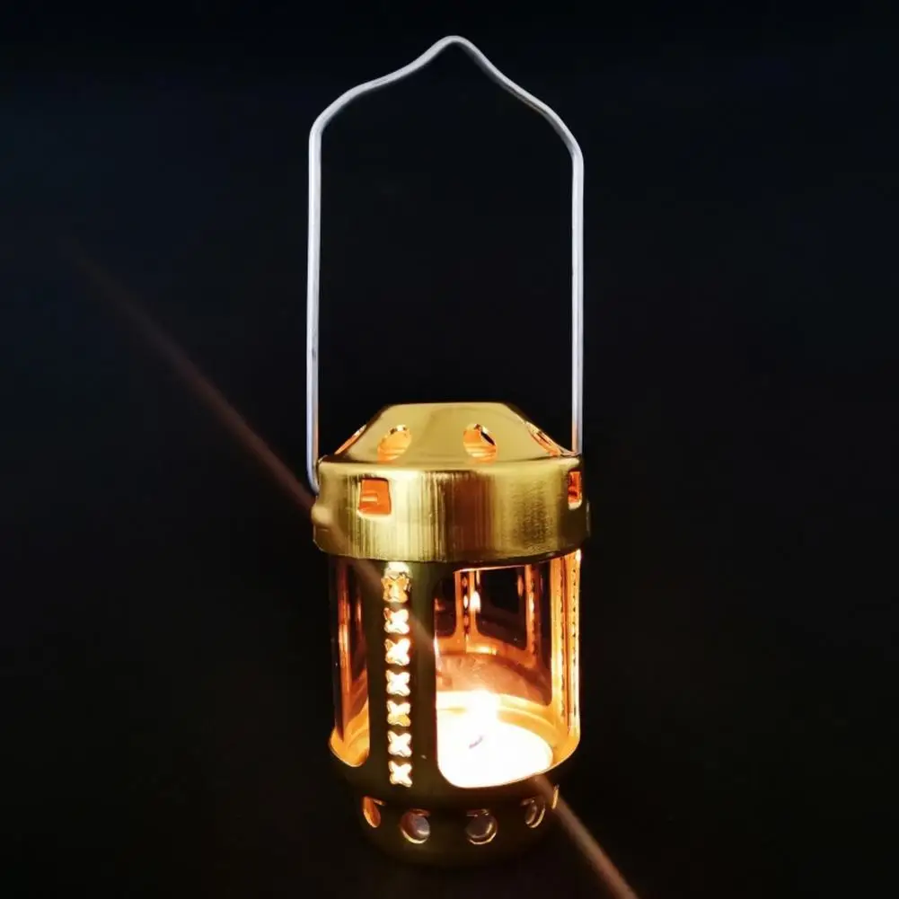 

Dropshipping!! Candle Lantern Mini Bright Aluminium Alloy Brass Night Fishing Hanging Candle Lamp for Outdoor Camping Angling