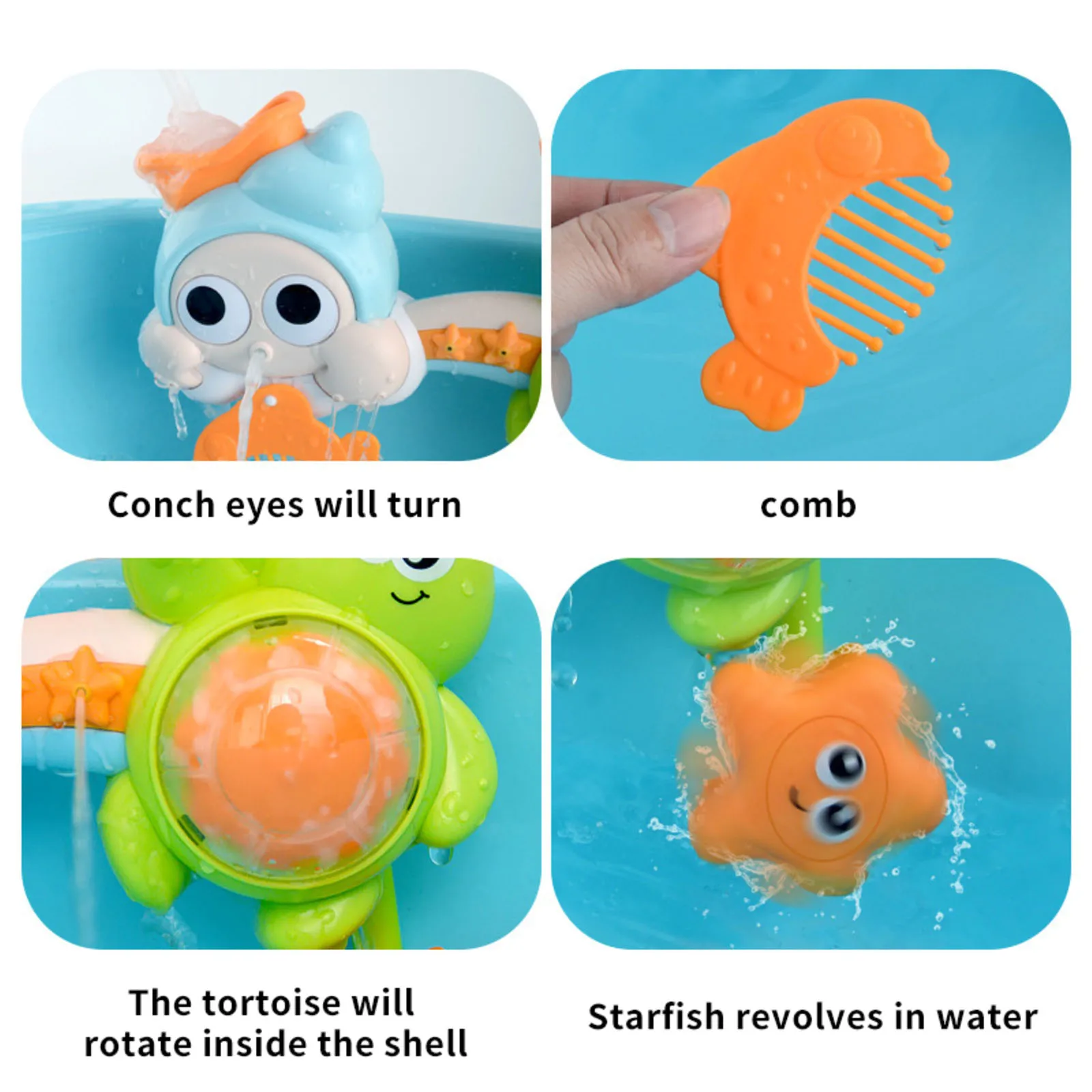 

Bath Toys Pipeline Water Spray Shower Game Funny Bath Baby Toy for Children Swimming Bathing Shower Children Zhuan Zhuanle Toy