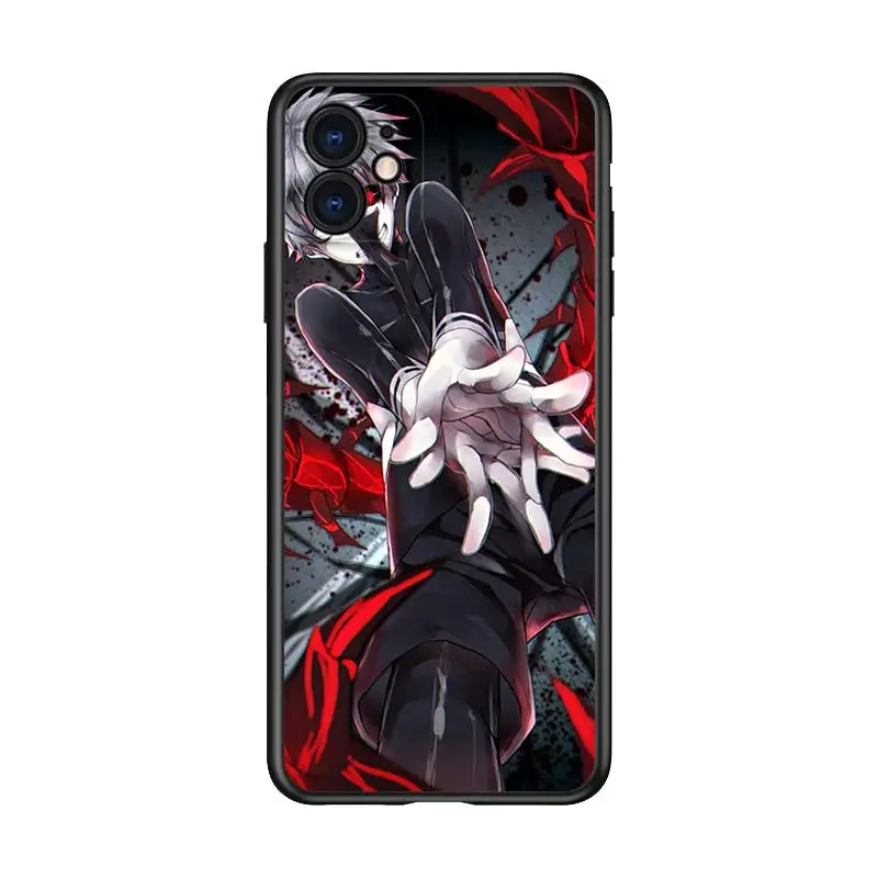 

Tokyo Ghoul Japanese Anime for Apple iPhone 12 Pro Max Mini 11 Pro XS Max X XR 6S 6 7 8 Plus 5 5S SE2020 Black Phone Case