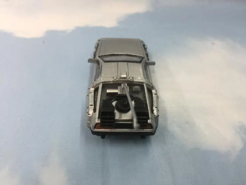 1/64 автомобиль 81 DELOREAN DMC 12 Назад в будущее фильм реальные езды металлические Литые