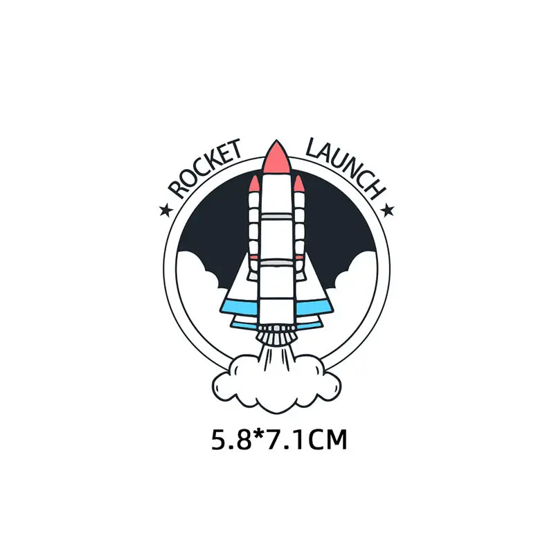 ZT1265 ZOTOONE нашивка с космонавтом космическая планета наклейки железные на переводах для одежды футболка аксессуар Аппликация DIY теплопередача G - Цвет: ZT1265