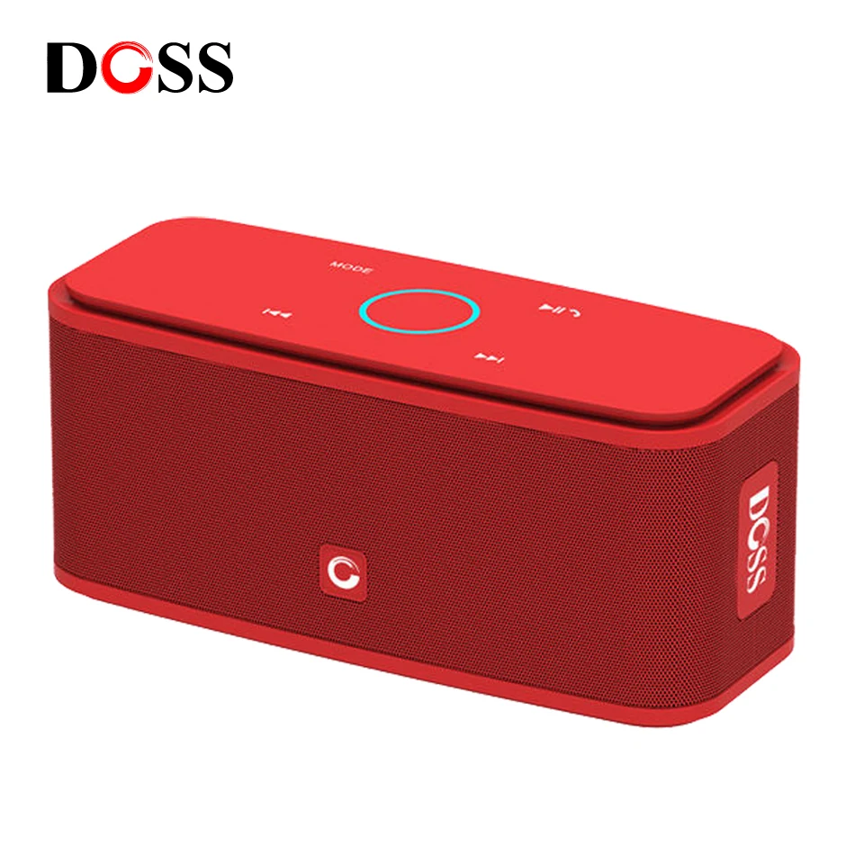 DOSS сенсорный Управление резонирующей коробки мини Портативный Bluetooth Динамик s True