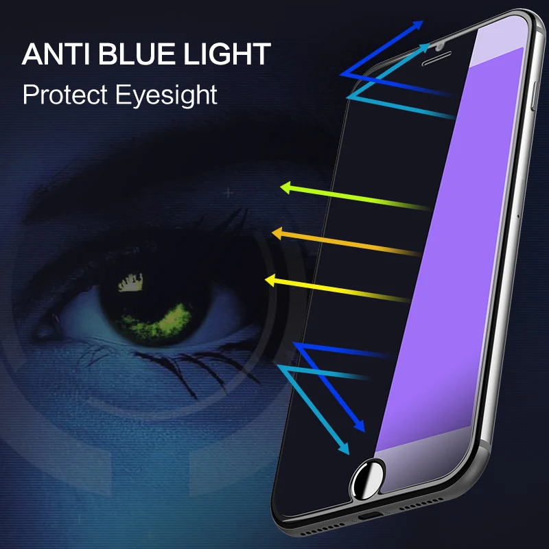 SmartDevil защита от синего света закаленное стекло для Iphone 8 6 6S 7 Plus Защитная пленка X Xr