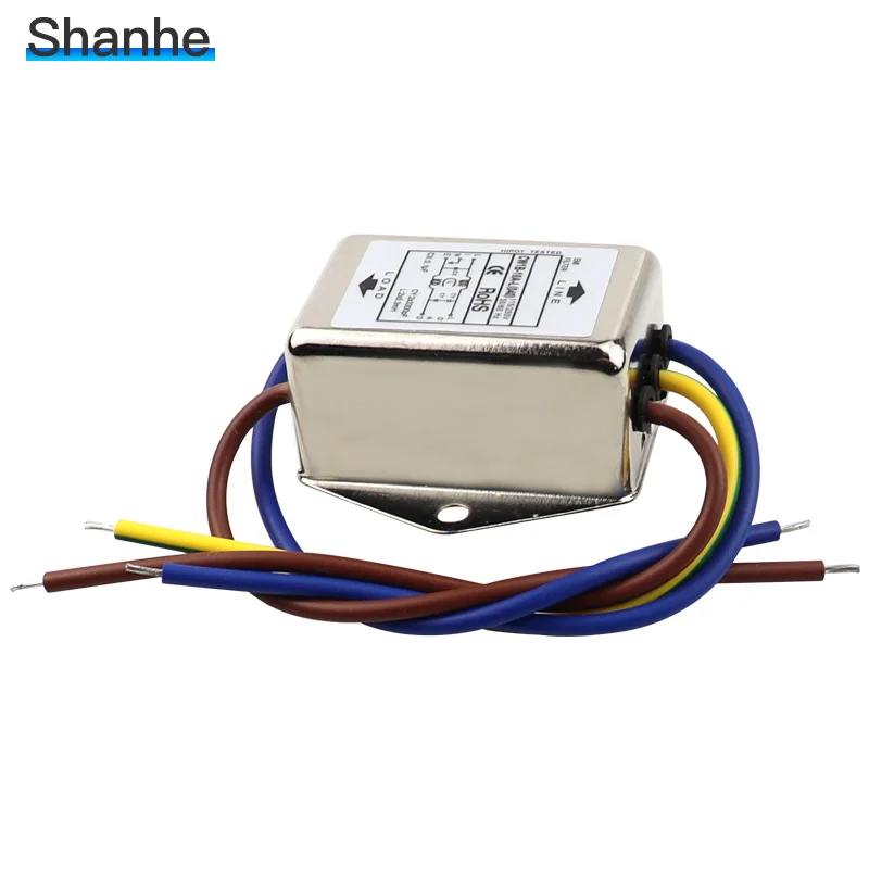 Однофазный мощность фильтр EMI 10A 115/250V CW1B L разъем сетевой фильтр|connector power|connector