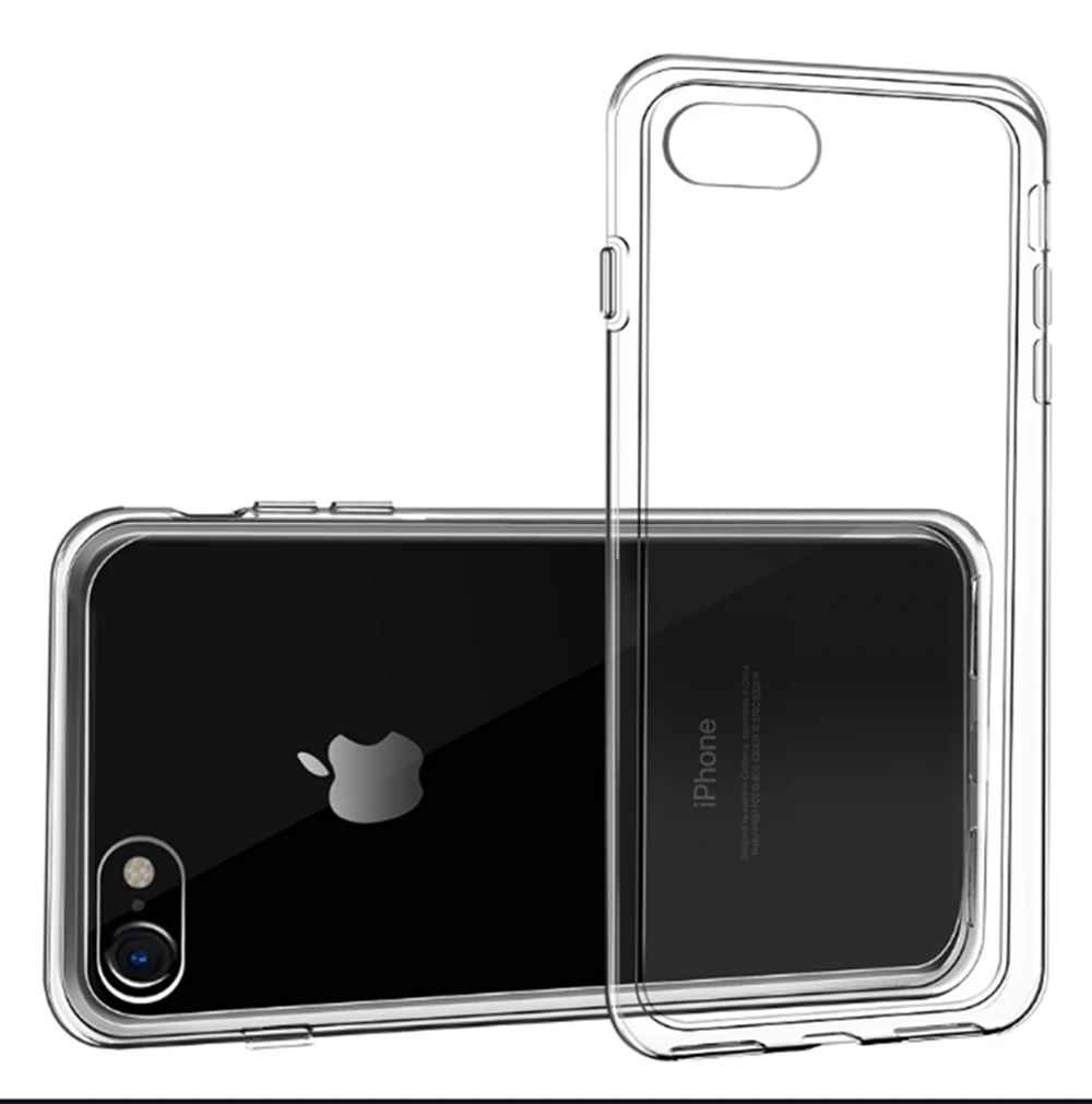 Силиконовый пластиковый чехол для телефона iPhone 6 6s 7 8 Plus x xr max 11pro цветной с принтом
