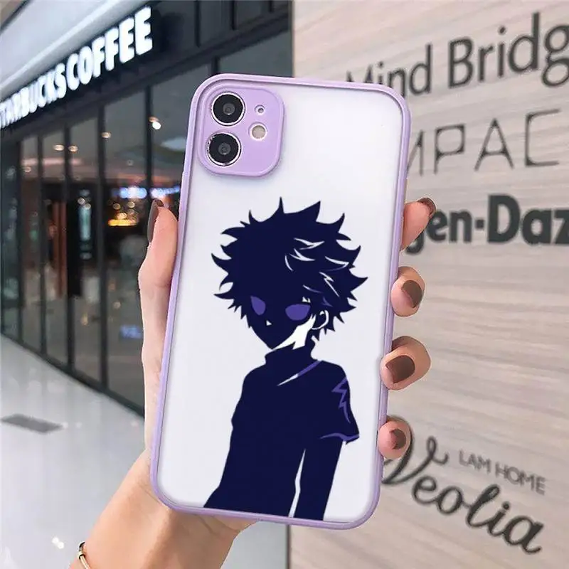 

Hunter x Hunter anime JAPAN Phone Cases matte transparent For purple iPhone 7 8 x xs xr 11 12 pro plus max mini Clear Funda