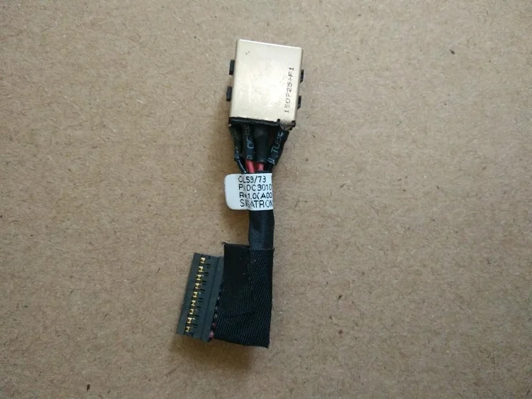 (1 10 шт.) новый разъем питания постоянного тока с кабелем для Dell G3 3579 3779 P35E003 P75F003 P/n: