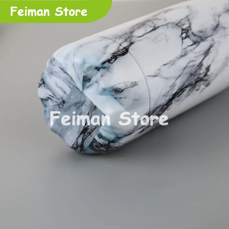 Мрамор принт бутылка для воды изотермическая Чашка 500 мл Нержавеющая сталь пива