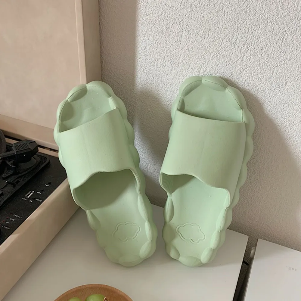 

Шлепанцы женские из ЭВА, мягкие сандалии для дома и улицы, сланцы, пляжная обувь для ванной комнаты, тапочки на лето