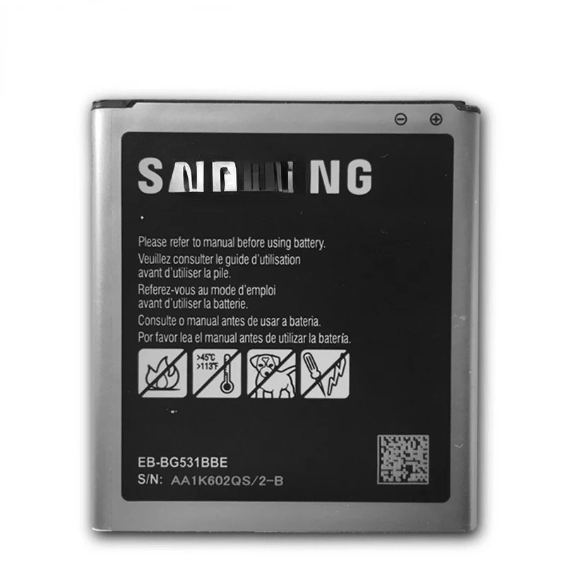 

Оригинальная Аккумуляторная батарея для телефона Φ 2600mAh для Galaxy Grand Prime J3 2016 EB-BG530CBU G530 G531F G530H G530F