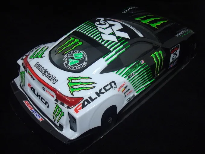 S049 1/10 1:10 ПВХ Окрашенный корпус Корпуса для 1/10 RC хобби Гоночная машина 2 шт./лот