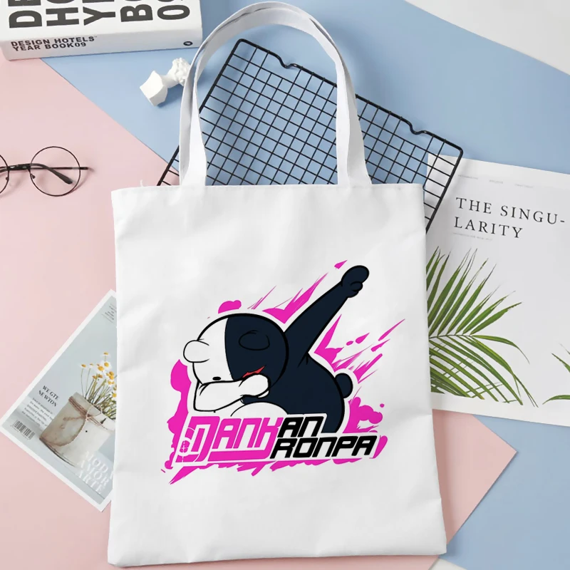 

Сумка для покупок Danganronpa экологичный джутовый мешок, тканевая сумка для покупок