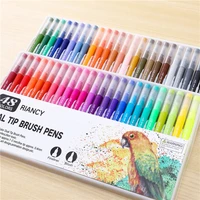 double head watercolor pen washable 24 color 36 color 100 color marker pen art painting material
