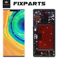 amoled for huawei mate 30 pro lcd display with touch screen digitizer repairmate for mate 30pro lcd lio al00 screen with frame