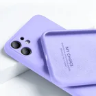 Оригинальный Роскошный чехол из жидкого силикона для Apple iPhone 11, 12 Pro Max, mini, 7, 8, 6, 6S Plus, XR, X, XS, MAX, 5 5S SE, противоударный чехол