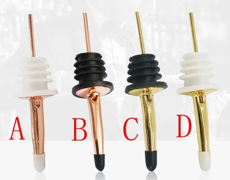 100 шт./лот из нержавеющей стали цвета розового золота вина оливковое масло