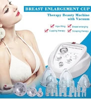 vacuum lifting vibrating cups breast enhancement machine body slimming scalp massage salon beauty equipment for sale