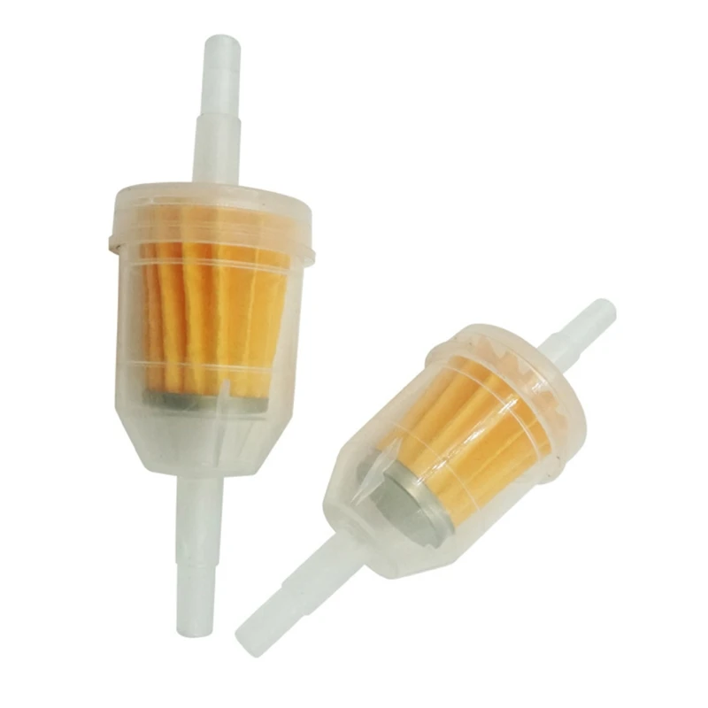 

652F 10 Pack Small Fuel Filter For Mopeds Motorcycle Scooters Go-Karts Bike Diesel- Universal Fuel Inline Petrol Filtration
