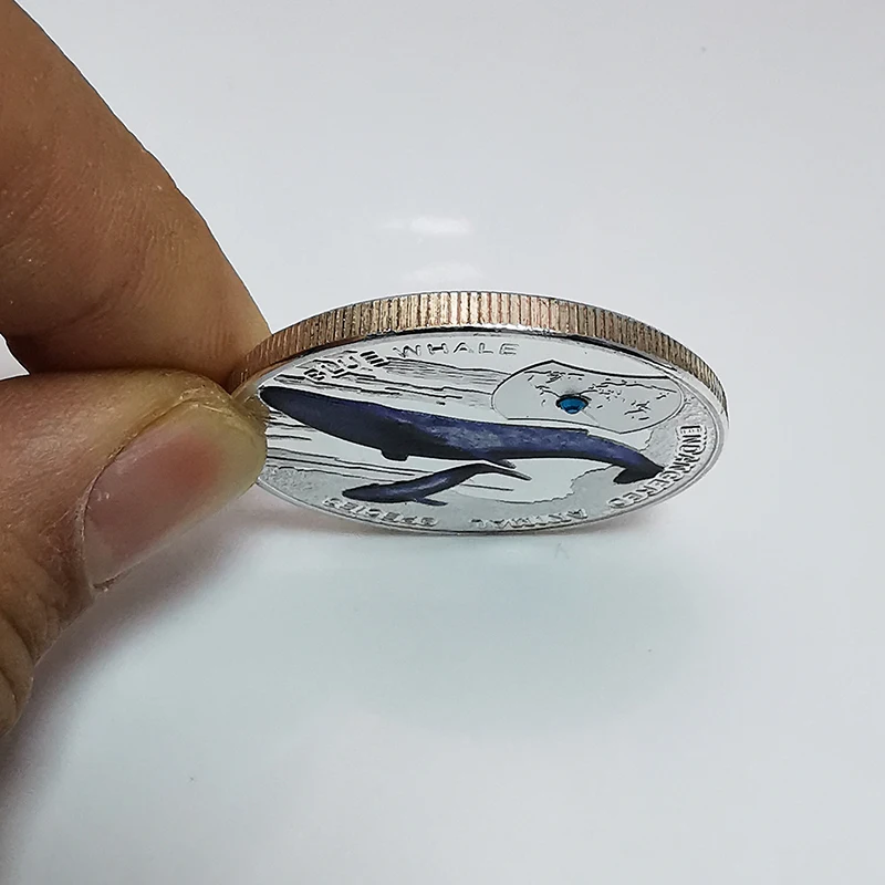 Памятные монеты с изображением красивой африканской дикой природы животных