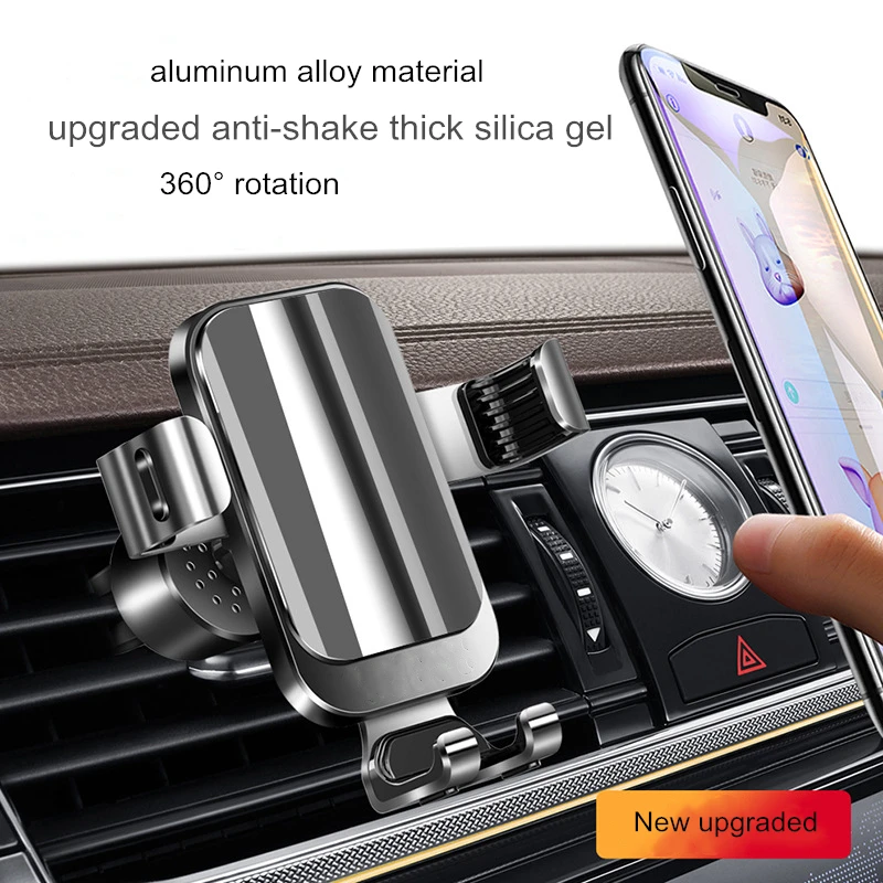 

Upgrade Gravity Car Phone Holder Air Vent Universal for iPhone Redmi Note 7 Smartphone Car Support Clip Mount Holder Stand