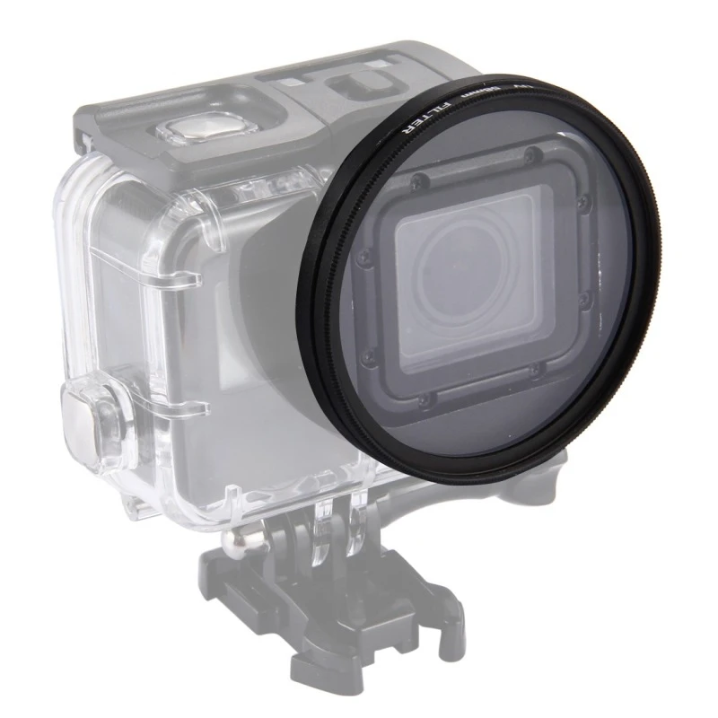 58 мм 3 в 1 круглый поляризационный Uv фильтр для объектива с Кепки Gopro Hero7 черный/6/5