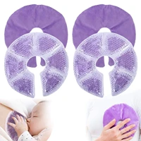 2pcs breast therapy ice pack pads hot cold use for nursing mother breast feeding gel pads for pregnant relieve pain swelling