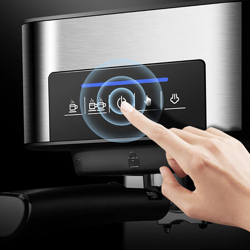 Кофемашина итальянская домашняя маленькая полуавтоматическая Паровая