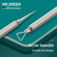 mr green blackhead remover acne removal needle professional pimple spot popper tools zit extractor face skin care beauty facial